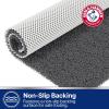 Arm & Hammer Sensory Touch Non-Slip Loofah Bath Mat for Showers and Tubs, 17 x 30, Grey(Grey)