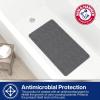 Arm & Hammer Sensory Touch Non-Slip Loofah Bath Mat for Showers and Tubs, 17 x 30, Grey(Grey)