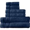 Arm & Hammer Super Soft Bath Towel Set, 6 Piece, Khaki(Dark Blue)