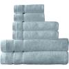 Arm & Hammer Super Soft Bath Towel Set, 6 Piece, Khaki(Light Blue)