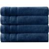 Arm & Hammer Super Soft Bath Towels, 4 Piece, Dark Blue(Dark Blue)