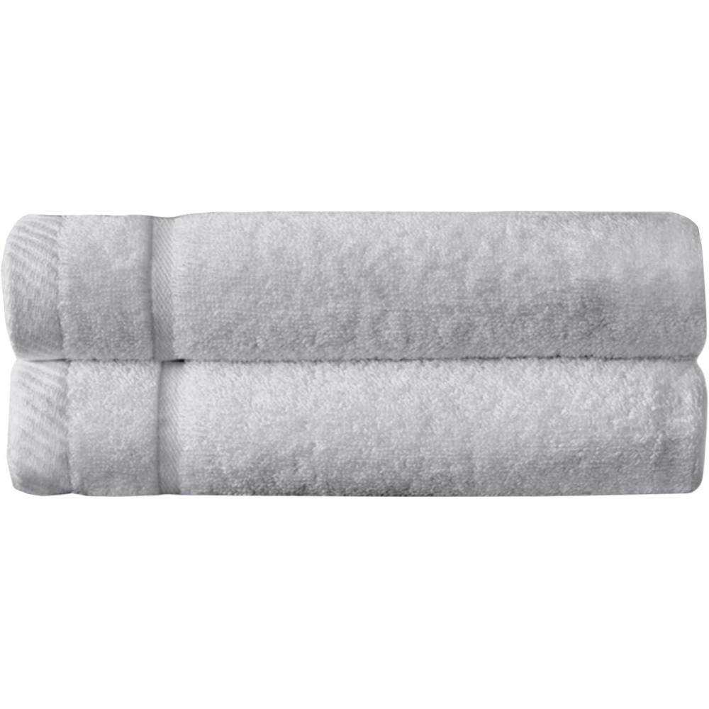 imageArm ampamp Hammer Super Soft Hand Towels 2 Piece Light BlueLight Grey