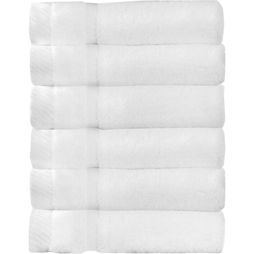 imageArm ampamp Hammer Super Soft Washcloths 6 Piece Dark BlueWhite