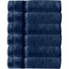 Arm & Hammer Super Soft Washcloths, 6 Piece, Dark Blue(Dark Blue)