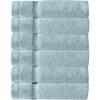 Arm & Hammer Super Soft Washcloths, 6 Piece, Dark Blue(Light Blue)