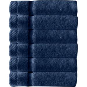 Arm & Hammer Super Soft Washcloths, 6 Piece, Dark Blue(Dark Blue)