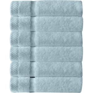 Arm & Hammer Super Soft Washcloths, 6 Piece, Dark Blue(Light Blue)