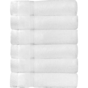 Arm & Hammer Super Soft Washcloths, 6 Piece, Dark Blue(White)