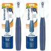Spinbrush Pro Whiten, Battery Toothbrush for Adults, Medium Bristles, Batteries Included(Blue)