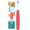 Spinbrush Pro Whiten, Battery Toothbrush for Adults, Medium Bristles, Batteries Included(Coral)